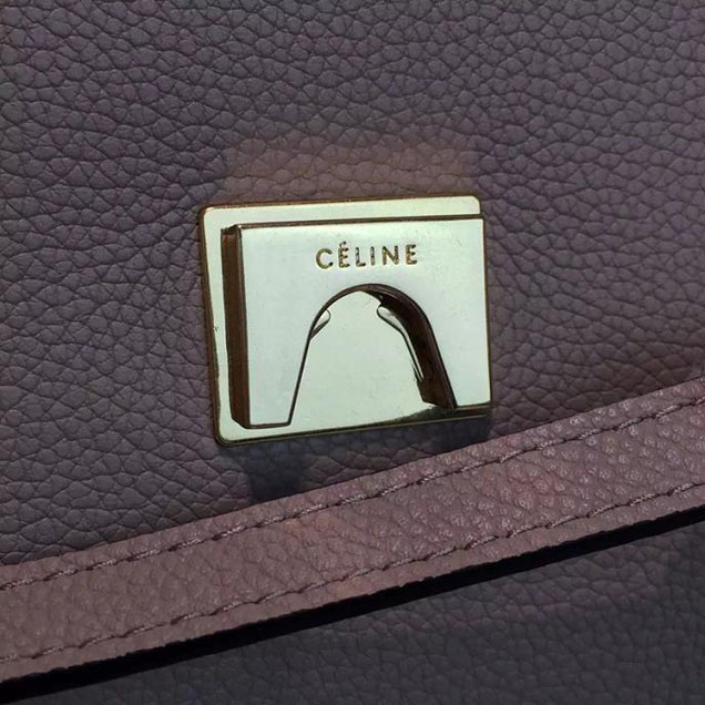Celine Belt Top Handle Mini Bag Grained Calfskin Leather Pre-Fall Winter 2016 Collection Sand