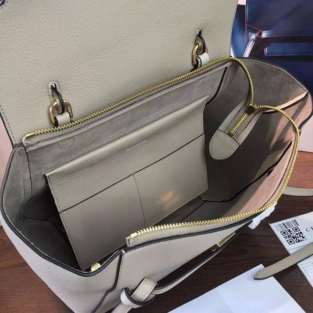 Celine Belt Top Handle Mini Bag Grained Calfskin Leather Pre-Fall Winter 2016 Collection Sand