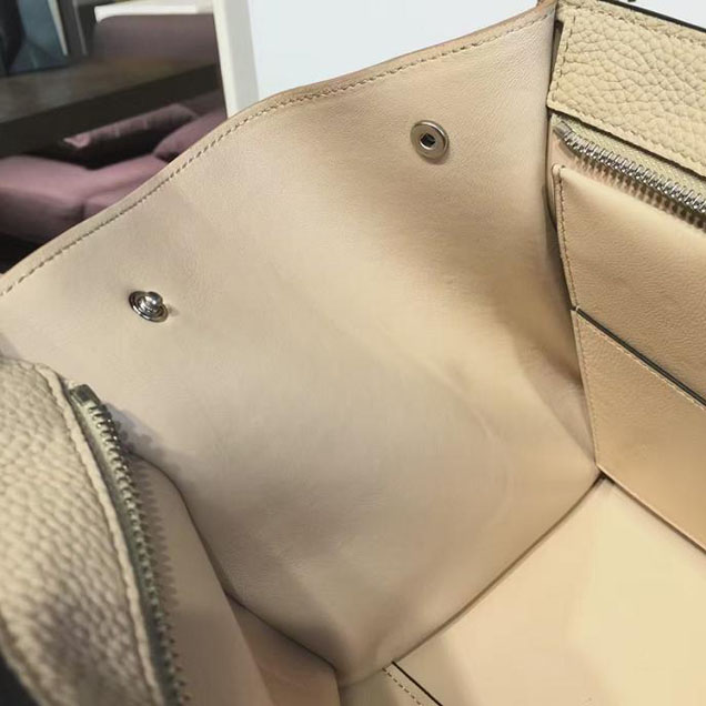 Celine Trapeze Top Handle Small Bag Grained Calfskin with Suede Leather Pre-Fall Winter 2016 Collection Beige