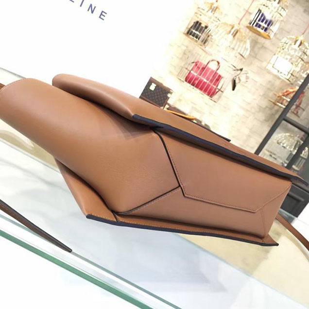 Celine Tri-Fold Shoulder Bag Smooth Calfskin Pre-Fall 2016 Collection Tan