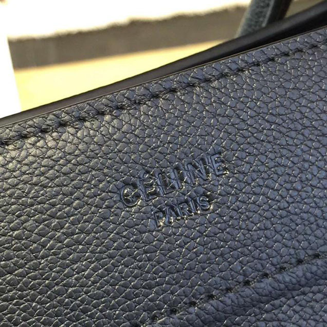 Celine Phantom Tote Bag Grained Calfskin Leather Fall Winter 2016 Collection Black