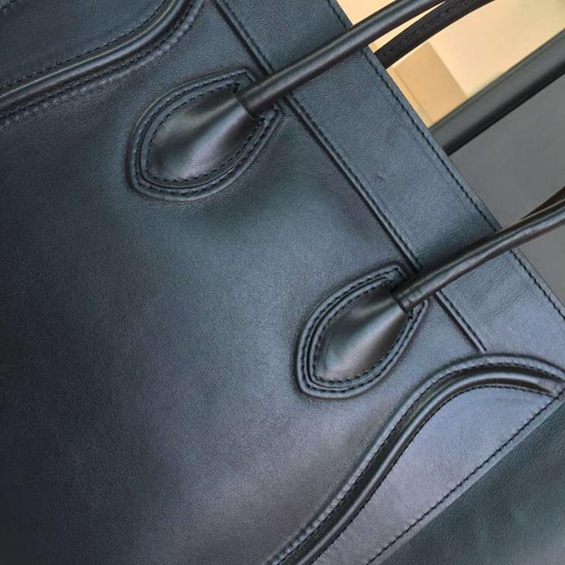 Celine Phantom Tote Bag Box Calfskin Leather Fall Winter 2016 Collection Black
