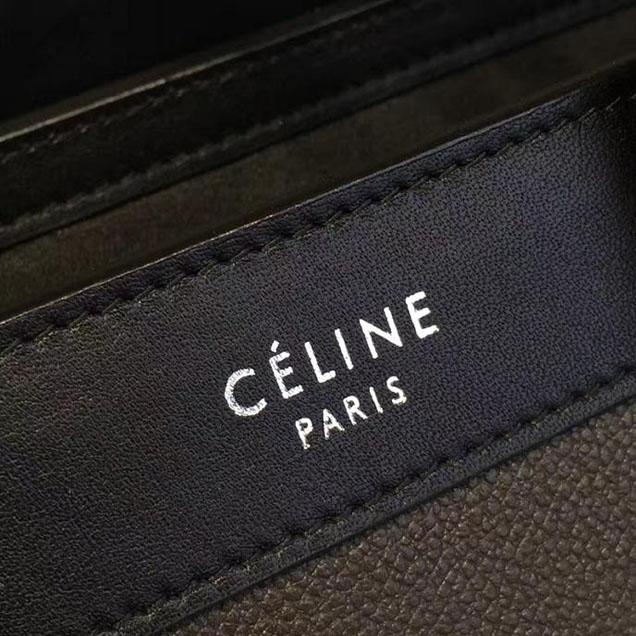 Celine Nano Luggage Bag Calfskin Leather Fall Winter 2016 Collection Multi Black Lilac Purple