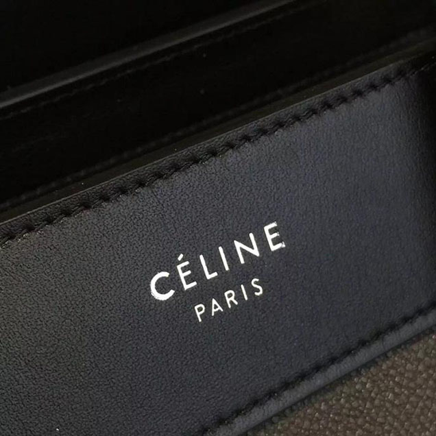 Celine Micro Luggage Bag Calfskin Leather Fall Winter 2016 Collection Multi Black Lilac Purple