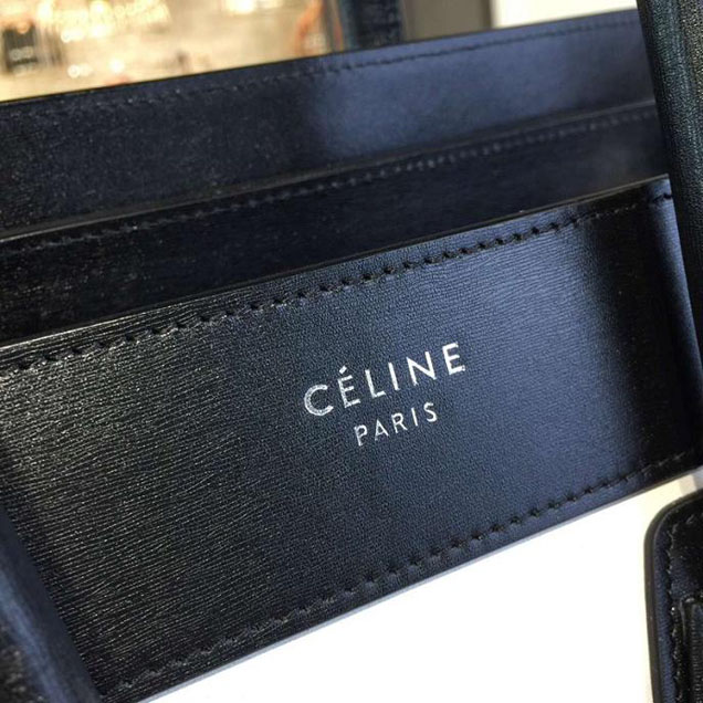 Celine Micro Luggage Bag Calfskin Leather Fall Winter 2016 Collection Multi White Black