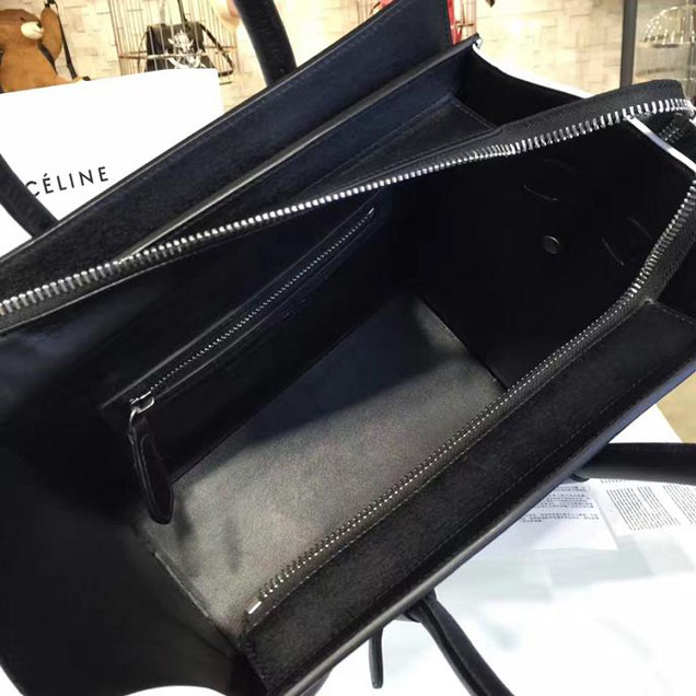Celine Micro Luggage Bag Calfskin Leather Fall Winter 2016 Collection Multi White Black