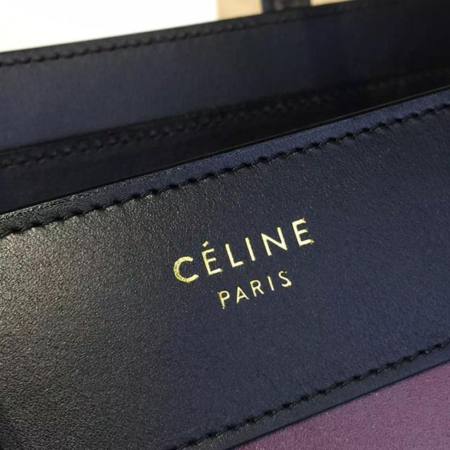Celine Micro Luggage Bag Calfskin Leather Fall Winter 2016 Collection Multi Burgundy Red Black