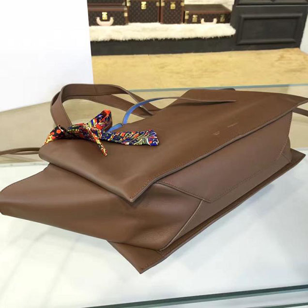 Celine Tri-Fold Shoulder Bag Smooth Calfskin Pre-Fall 2016 Collection Beige