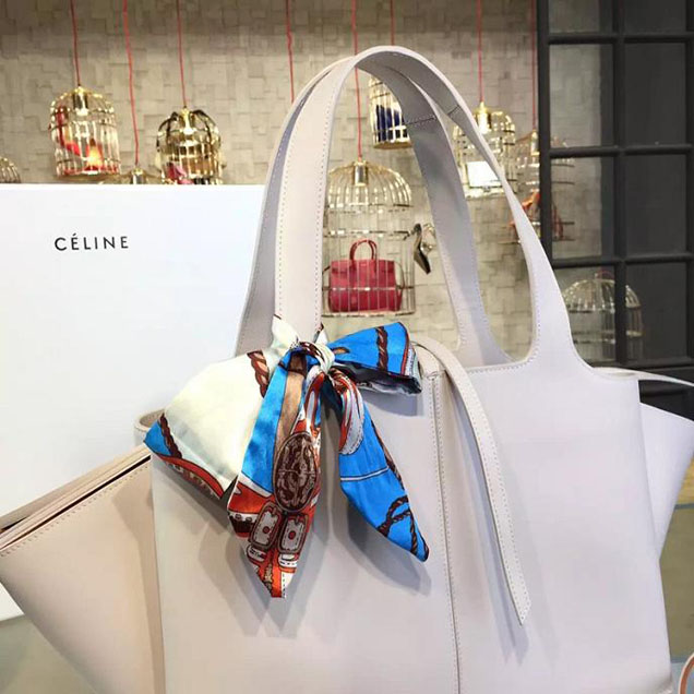 Celine Tri-Fold Shoulder Bag Smooth Calfskin Pre-Fall 2016 Collection Sand