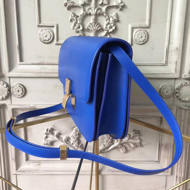 Celine Classic Box Bag Smooth Calfskin Pre-Fall 2017 Bag Collection Blue