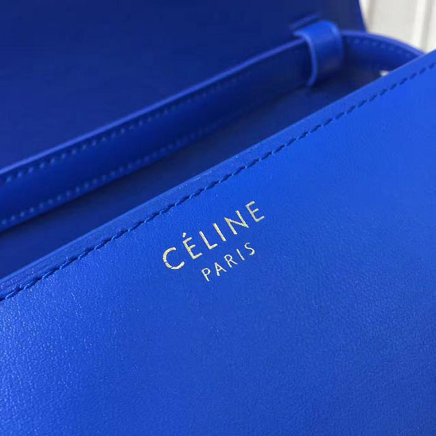 Celine Classic Box Bag Smooth Calfskin Pre-Fall 2017 Bag Collection Blue