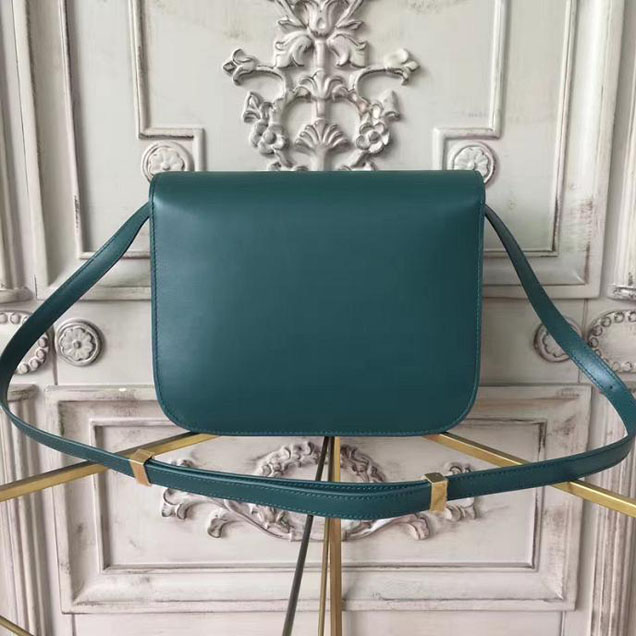 Celine Classic Box Bag Smooth Calfskin Pre-Fall 2017 Bag Collection Green
