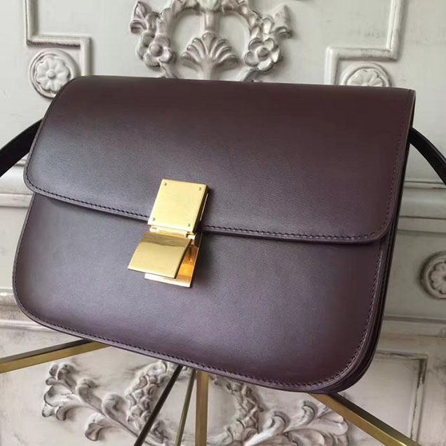 Celine Classic Box Bag Smooth Calfskin Pre-Fall 2017 Bag Collection Brown