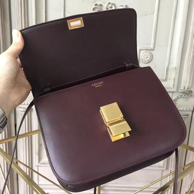 Celine Classic Box Bag Smooth Calfskin Pre-Fall 2017 Bag Collection Brown