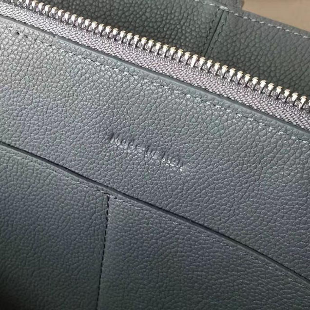 Celine Tri-Fold 32cm Shoulder Bag Grained Calfskin Pre-Fall 2017 Bag Collection Grey