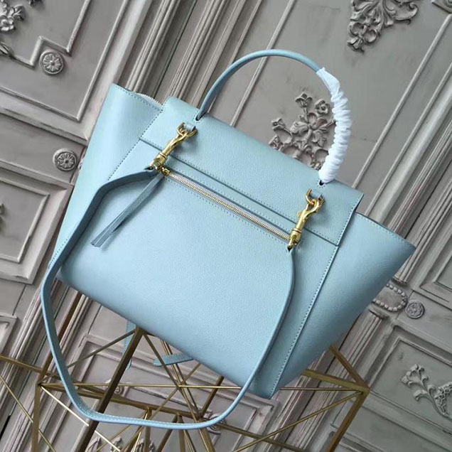 Celine Belt 24cm Bag Grained Calfskin Pre-Fall 2017 Bag Collection Cloud