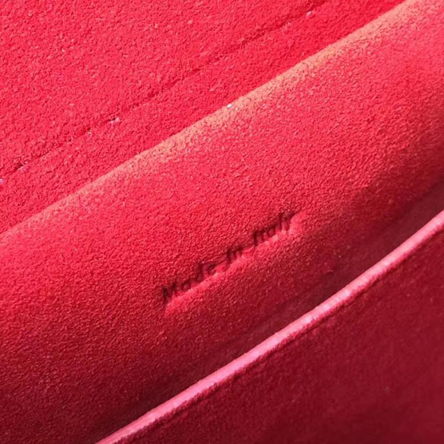 Celine Belt 24cm Bag Grained Calfskin Pre-Fall 2017 Bag Collection Red