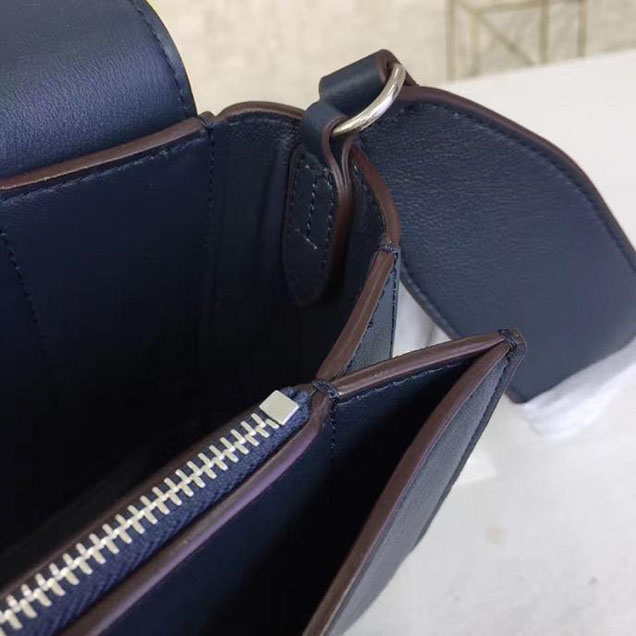 Celine Frame 25cm Bag Smooth Calfskin Pre-Fall 2017 Bag Collection Navy Black