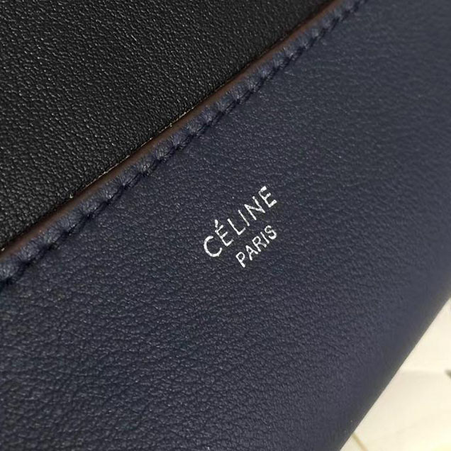 Celine Frame 25cm Bag Smooth Calfskin Pre-Fall 2017 Bag Collection Navy Black
