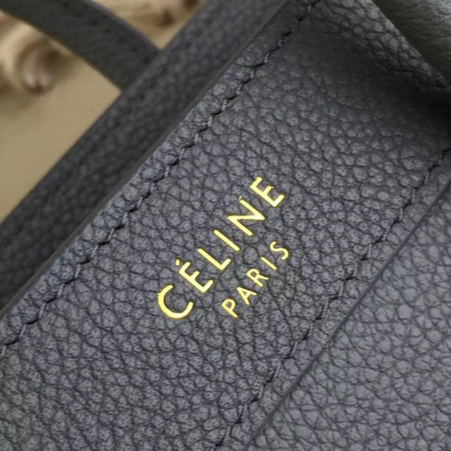 Celine Nano Luggage 20cm Bag Grained Calfskin Pre-Fall 2017 Bag Collection Kohl Baby