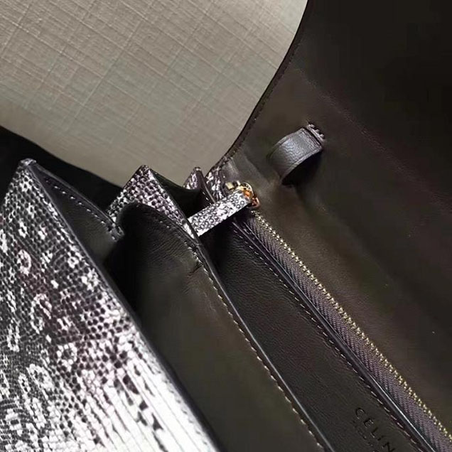 Celine Classic Box Medium Bag Lizard Skin Pre-Fall 2017 Bag Collection Light Taupe