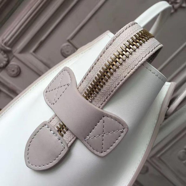 Celine Micro Luggage 26cm Bag Smooth Calfskin Pre-Fall 2017 Collection White Taupe Cloud