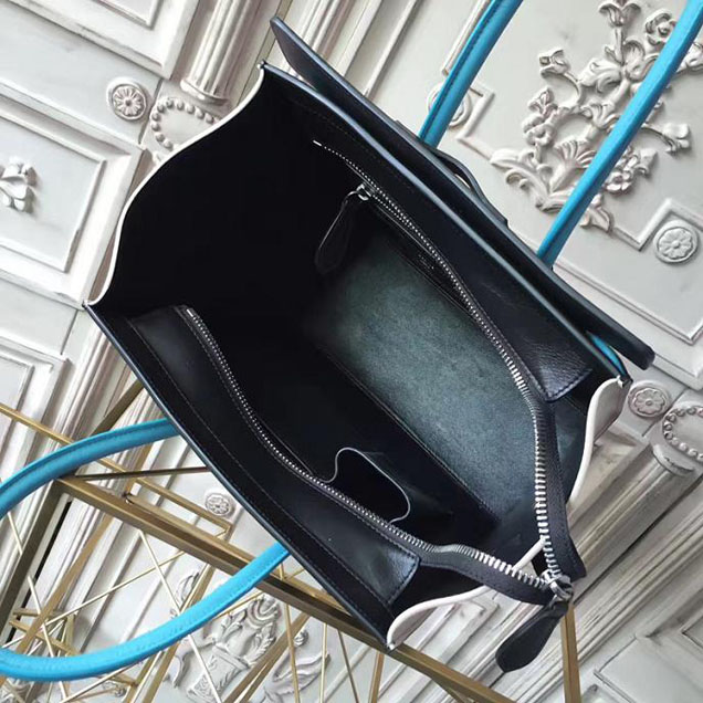 Celine Micro Luggage 26cm Bag Smooth Calfskin Pre-Fall 2017 Bag Collection White Black Light Blue