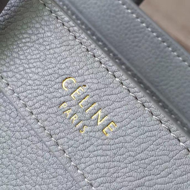 Celine Nano Luggage 20cm Bag Grained Calfskin Pre-Fall 2017 Bag Collection Cloud Baby