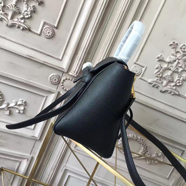 Celine Belt 24cm Bag Grained Calfskin Pre-Fall 2017 Bag Collection Black