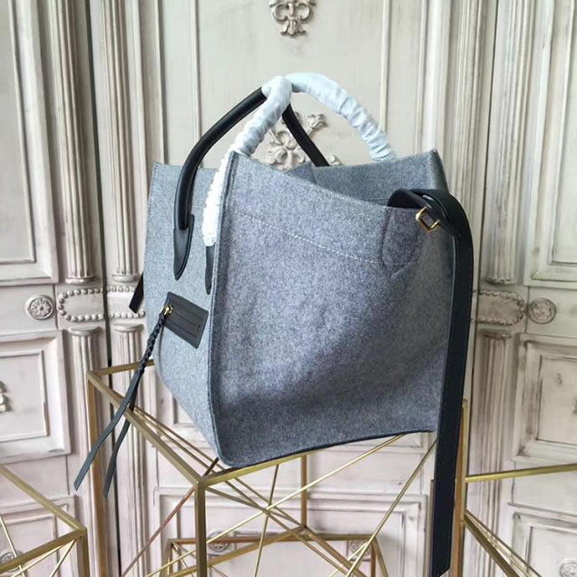 Celine Phantom 30cm Bag Felt Calfskin Pre-Fall 2017 Bag Collection Grey