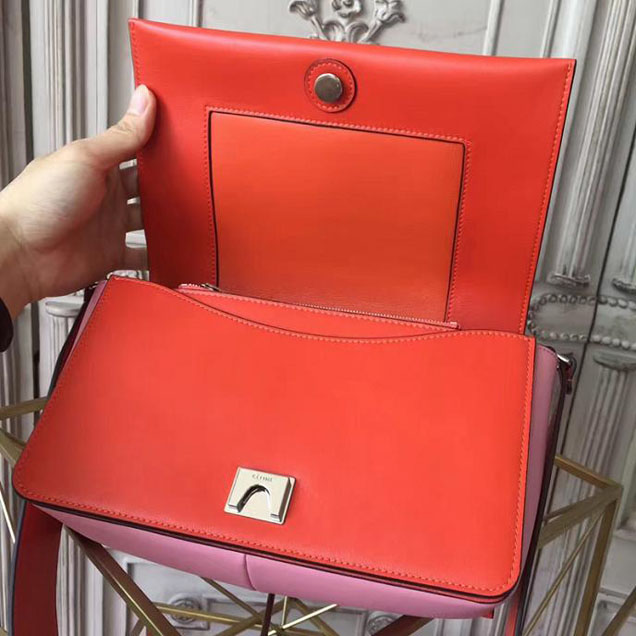 Celine Frame 25cm Bag Smooth Calfskin Pre-Fall 2017 Bag Collection Burnt Red Light Pink
