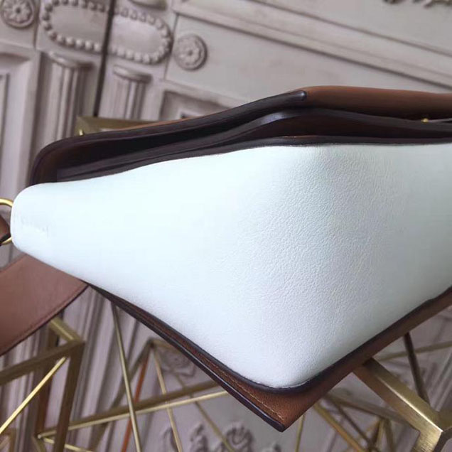 Celine Frame 25cm Bag Smooth Calfskin Pre-Fall 2017 Bag Collection Havana White