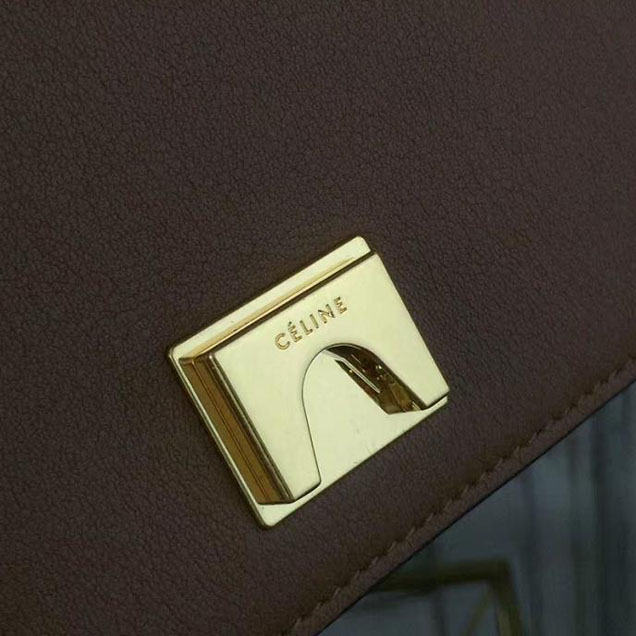 Celine Frame 25cm Bag Smooth Calfskin Pre-Fall 2017 Bag Collection Havana White