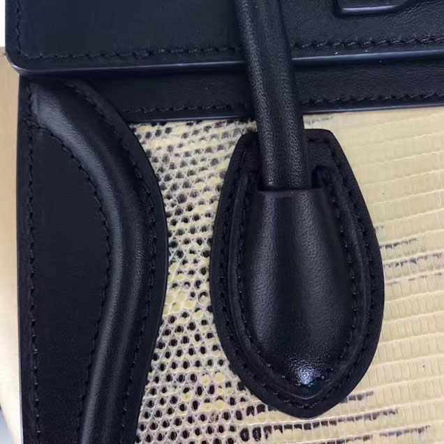 Celine Nano Luggage 20cm Bag Lizard Skin Pre-Fall 2017 Collection Ballerina