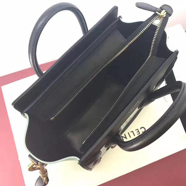 Celine Nano Luggage 20cm Bag Lizard Skin Pre-Fall 2017 Collection Cactus