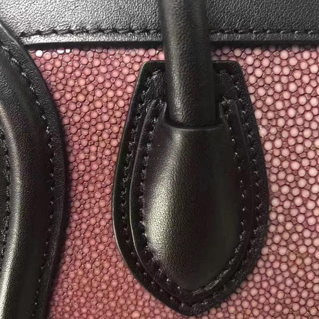 Celine Nano Luggage 20cm Bag Lizard Skin Pre-Fall 2017 Collection Bubble
