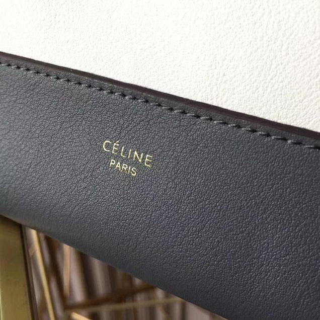 Celine Frame 25cm Bag Smooth Calfskin Pre-Fall 2017 Bag Collection Black White
