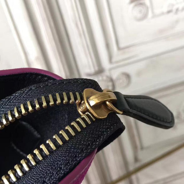Celine Micro Luggage 26cm Bag Baby Grained Calfskin Nubuck Spring 2017 Collection Magenta Multicolor