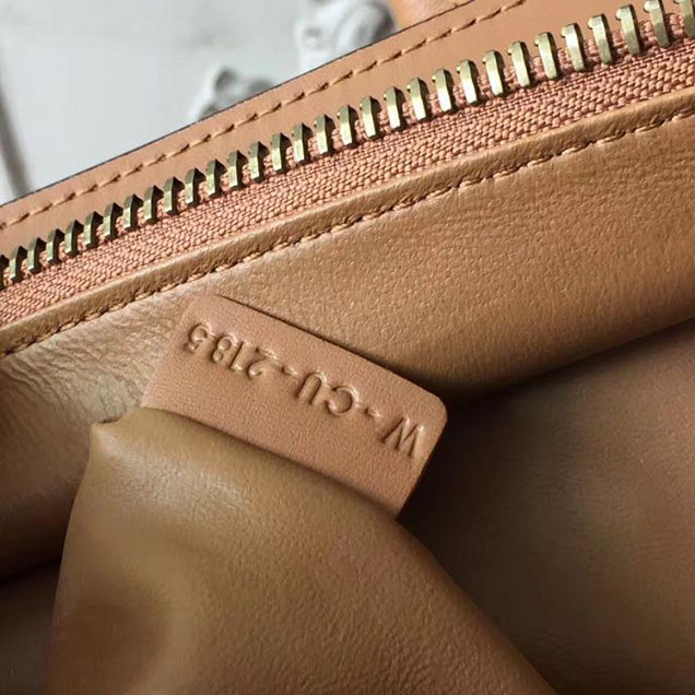 Celine Micro Luggage 26cm Bag Natural Calfskin Spring 2017 Collection Mineral Multicolor Natural