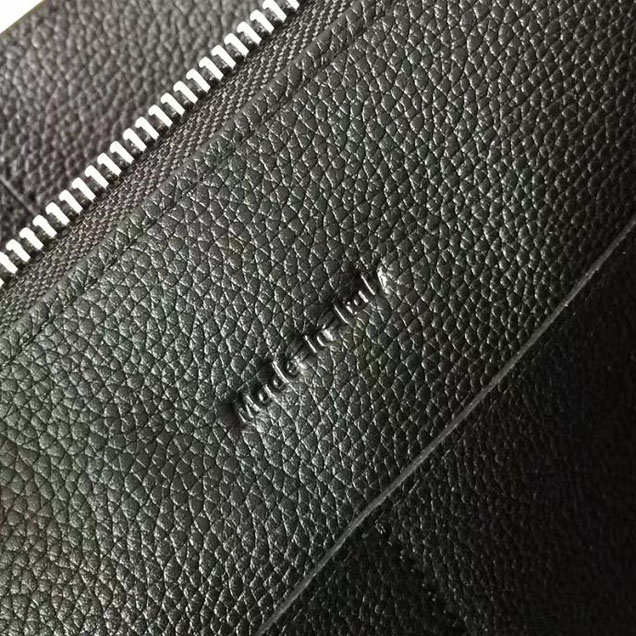 Celine Tri-Fold Shoulder Bag Baby Grained Calfskin Spring 2017 Collection Black