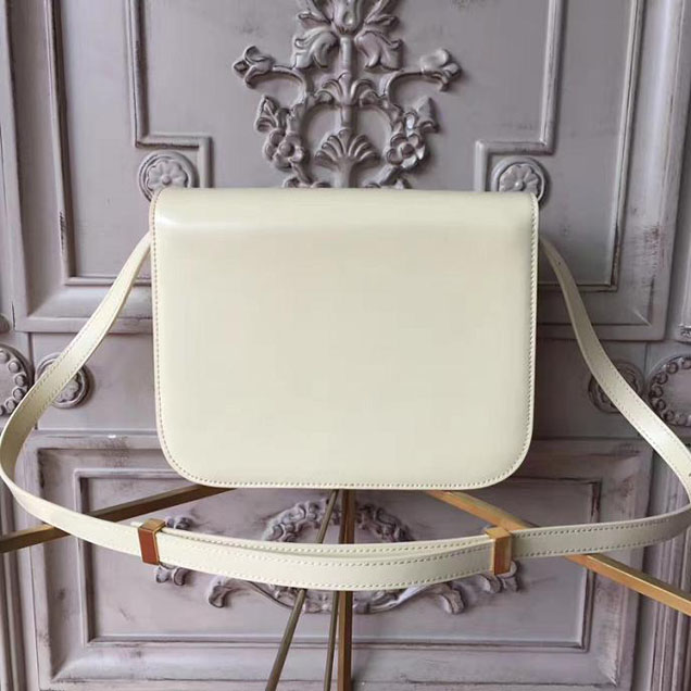 Celine Classic Box 23cm Bag Spazzolato Calfskin Pre-Fall 2017 Bag Collection Cream