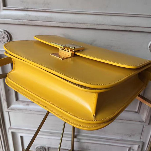 Celine Classic Box 23cm Bag Smooth Calfskin Pre-Fall 2017 Bag Collection Citrus