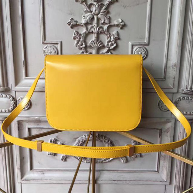 Celine Classic Box 23cm Bag Smooth Calfskin Pre-Fall 2017 Bag Collection Citrus