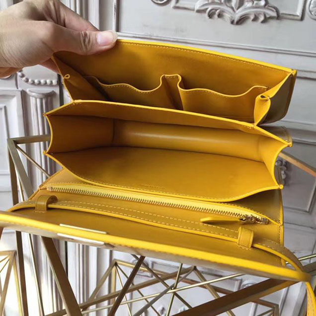 Celine Classic Box 23cm Bag Smooth Calfskin Pre-Fall 2017 Bag Collection Citrus