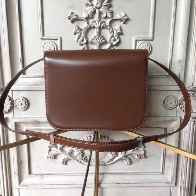 Celine Classic Box 23cm Bag Smooth Calfskin Pre-Fall 2017 Bag Collection Sienna Brown