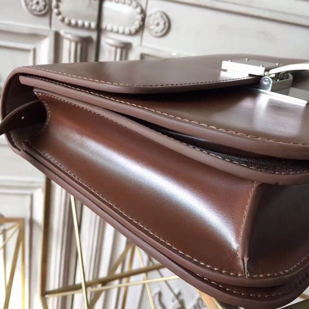 Celine Classic Box 23cm Bag Smooth Calfskin Pre-Fall 2017 Bag Collection Sienna Brown