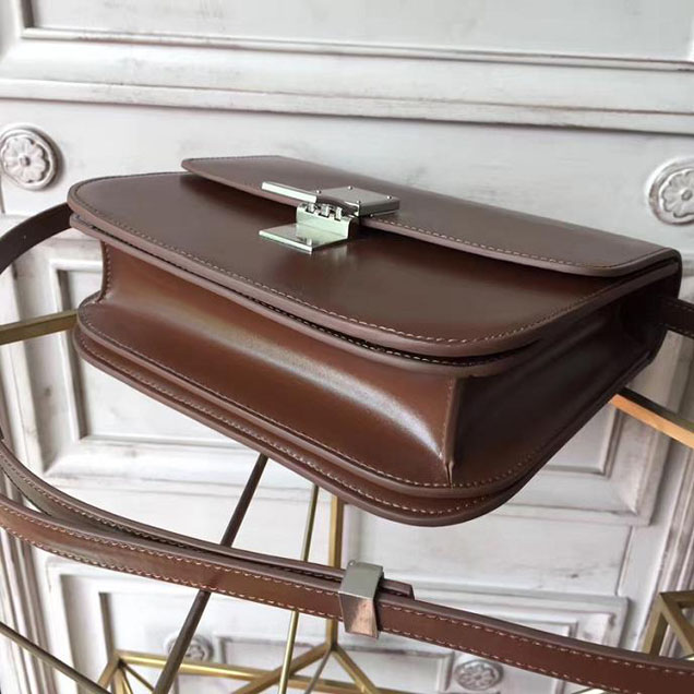 Celine Classic Box 23cm Bag Smooth Calfskin Pre-Fall 2017 Bag Collection Sienna Brown