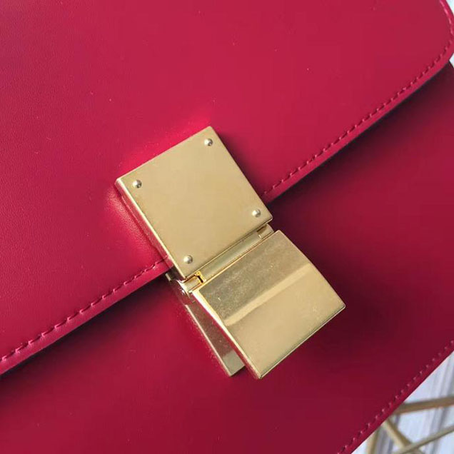 Celine Classic Box 23cm Bag Smooth Calfskin Pre-Fall 2017 Bag Collection Burgundy