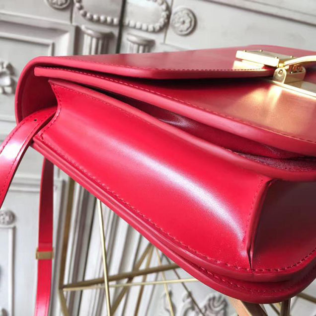 Celine Classic Box Bag Smooth Calfskin Pre-Fall 2017 Bag Collection Poppy Red