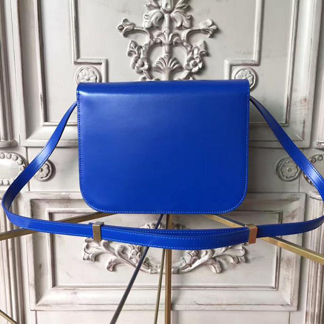 Celine Classic Box 23cm Bag Smooth Calfskin Pre-Fall 2017 Bag Collection Electric Blue